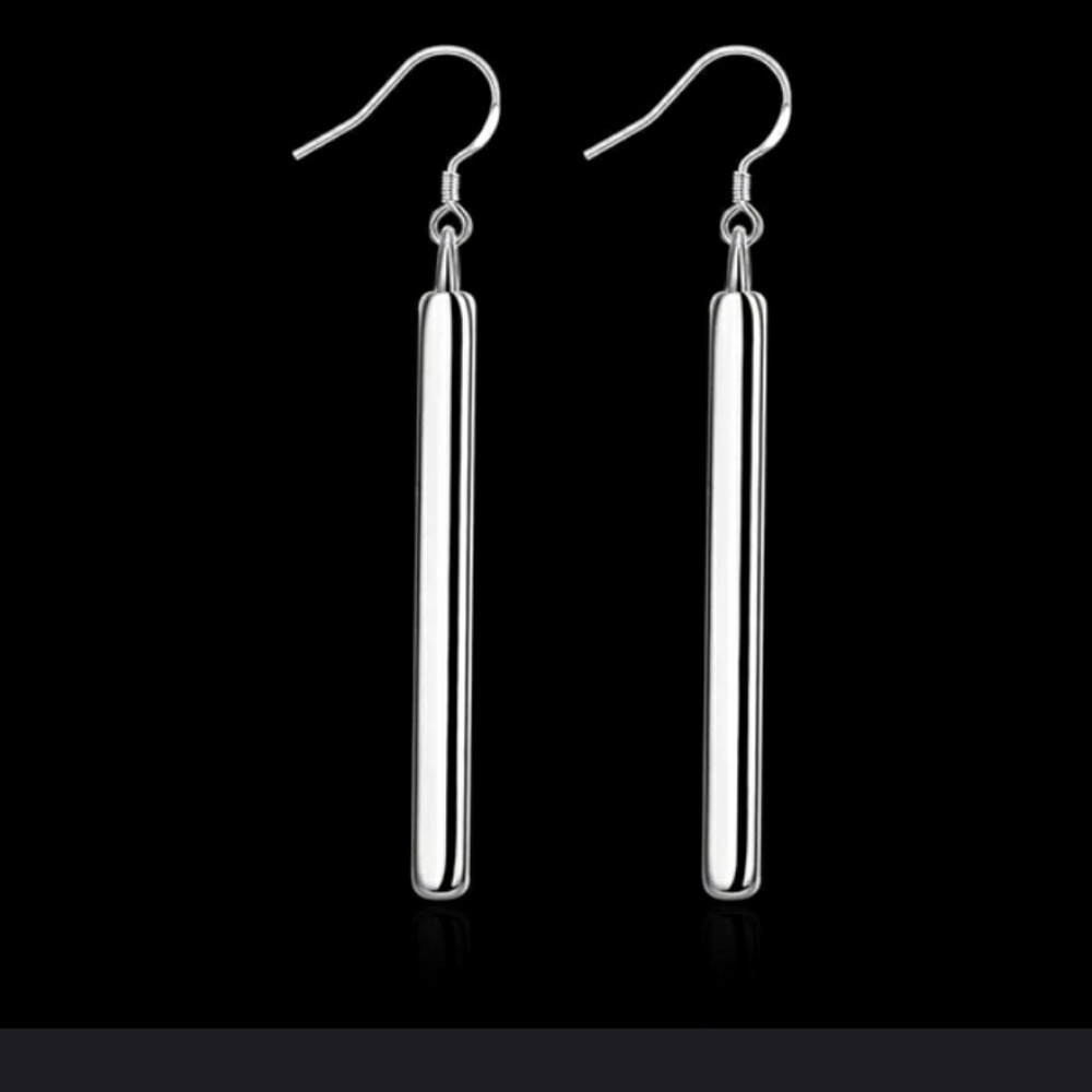 Sterling silver dangle earrings